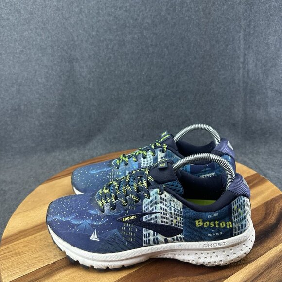 Brooks Ghost 12 Running Shoes Size 8.5 B Sneakers Boston Marathon 2020 - Picture 5 of 11